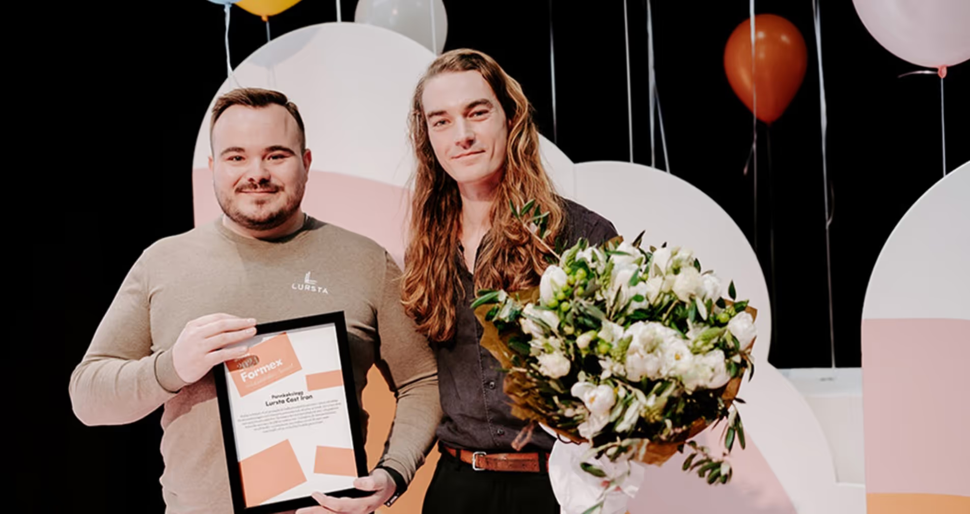 Lursta mottar Formex Sustainability Award för ARVET pannkakslagg